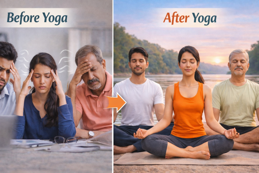 Yoga for Stress Relief Asans